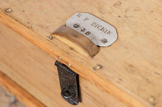 Vintage Wooden Miniature Pine Storage Box