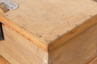 Vintage Wooden Miniature Pine Storage Box