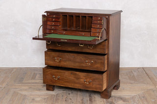 Vintage Mahogany George III Secretaire Chest