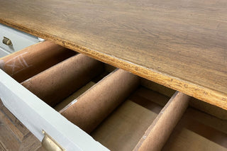 Pine and Oak Panelled Haberdashery Drawer Unit