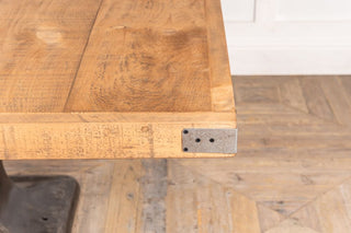 Large Industrial Cast Iron Base Table