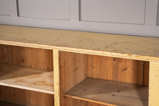 Large Pine Kitchen Cupboard with Sliding Doors