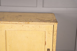 Large Pine Kitchen Cupboard with Sliding Doors