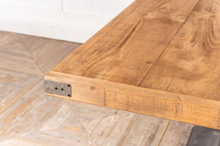 Large Industrial Cast Iron Base Table