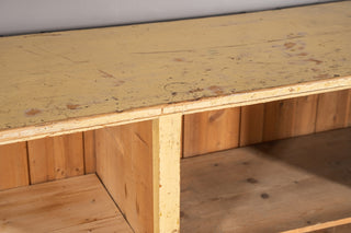 Large Pine Kitchen Cupboard with Sliding Doors