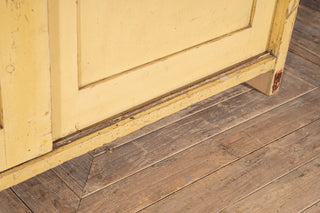 Large Pine Kitchen Cupboard with Sliding Doors