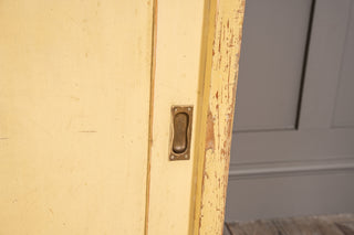Large Pine Kitchen Cupboard with Sliding Doors