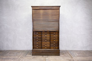 Tall Amberg's Letter Filing Cabinet