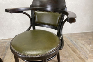 Pair of Upholstered Thonet Chairs