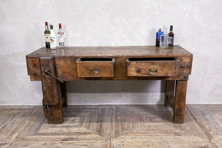 Industrial Workbench with Vice