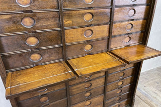 Tall Amberg's Letter Filing Cabinet