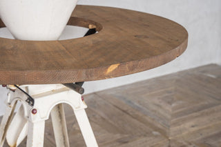 Vintage Corn Grinder Statement Bar Table