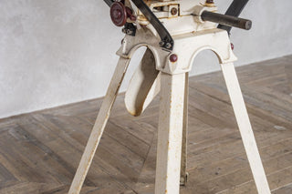 Vintage Corn Grinder Statement Bar Table