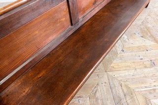 Victorian Pine Pew