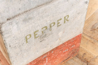 Vintage Galvanised NAAFI Tin