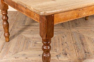 Large Pine Country Farmhouse Table