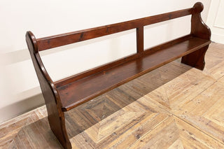 Edwardian Pine Pew Bench