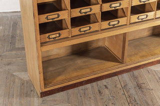 Large Vintage Pigeon Hole Haberdashery Unit