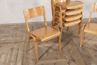 Vintage Scandinavian Style Stacking Chairs