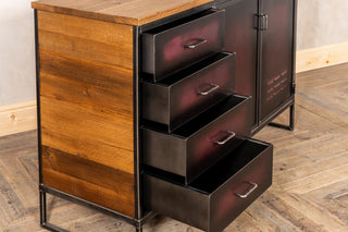 Industrial Metal Serving Station