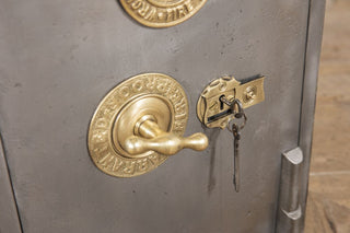 Vintage Grey Safe