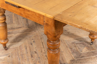 Edwardian Pine Extending Farmhouse Table