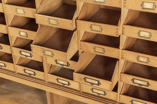 Large Vintage Pigeon Hole Haberdashery Unit