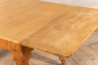 Edwardian Pine Extending Farmhouse Table