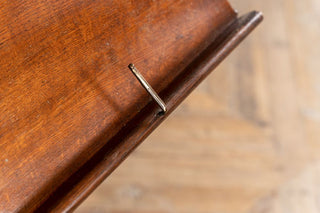 Victorian Mahogany Cast Iron Reading Stand