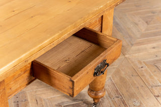 Edwardian Pine Extending Farmhouse Table