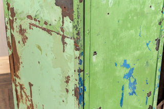Vintage Distressed Metal Cupboard