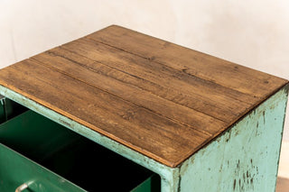 Pair of Industrial Bedside Cabinets