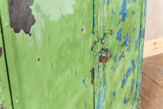 Vintage Distressed Metal Cupboard