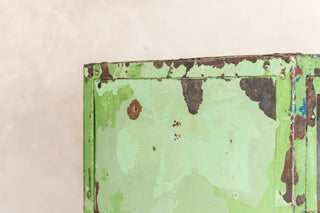 Vintage Distressed Metal Cupboard
