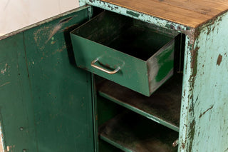Pair of Industrial Bedside Cabinets