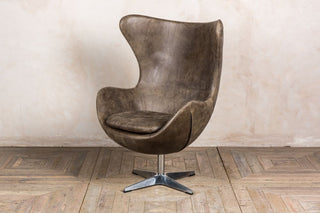 retro swivel egg chair