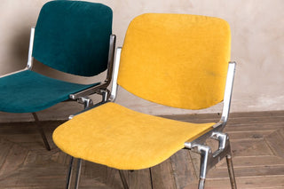 retro yellow vintage chair