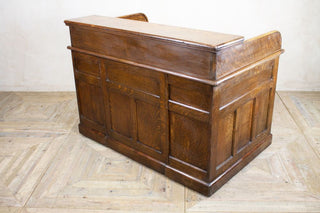 Edwardian Solid Oak Roll Top Desk