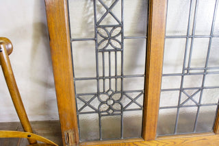 Solid Oak & Glass Room Dividers
