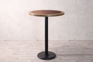 Round Copper Top Café Bar Table Range