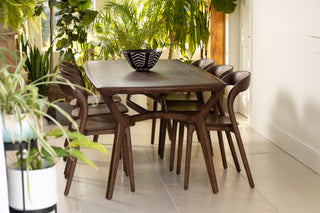 Rowan Scandi Style Dining Table with Wooden Top Range