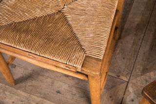 rush seat chapel chair