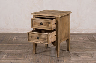 rustic bedside tables