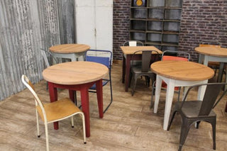 rustic bistro tables