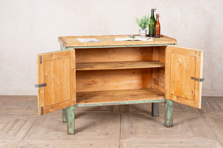 rustic coffee station