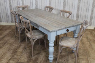 rustic pine table