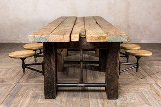 rustic style dining table