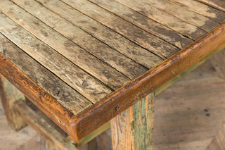 rustic table