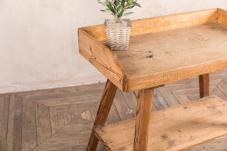 rustic table