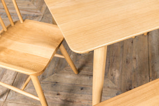 Scandinavian Style Dining Table In Oak 120cm x 70cm